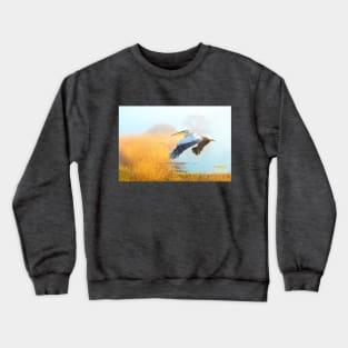 White Pelican at the Golden Isles Crewneck Sweatshirt